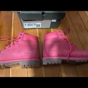 Pink Timberland Boots